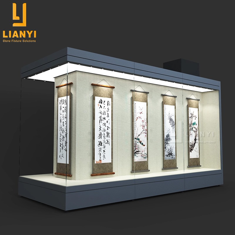 Ltd - 09 Art Museum CALLIGRAPHY AND Painting Exhibition Cabinet 