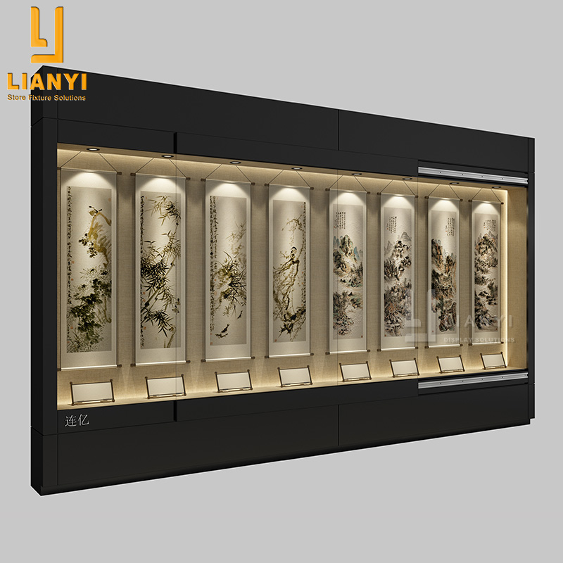 Ltd - 09 Art Museum CALLIGRAPHY AND Painting Exhibition Cabinet 